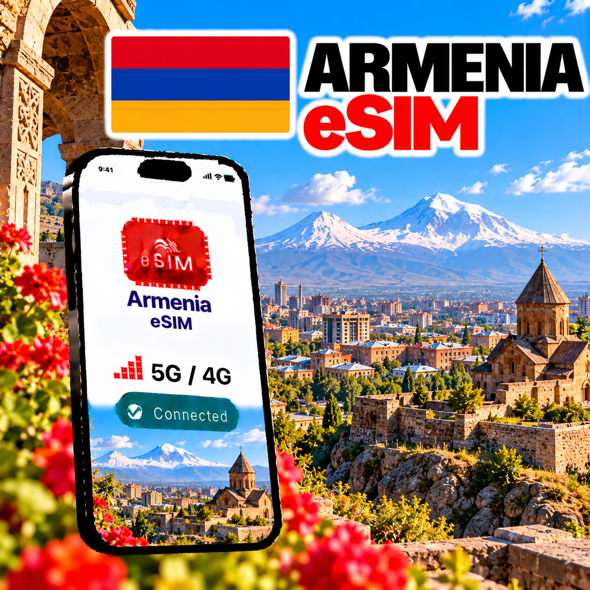 eSIM Arménie