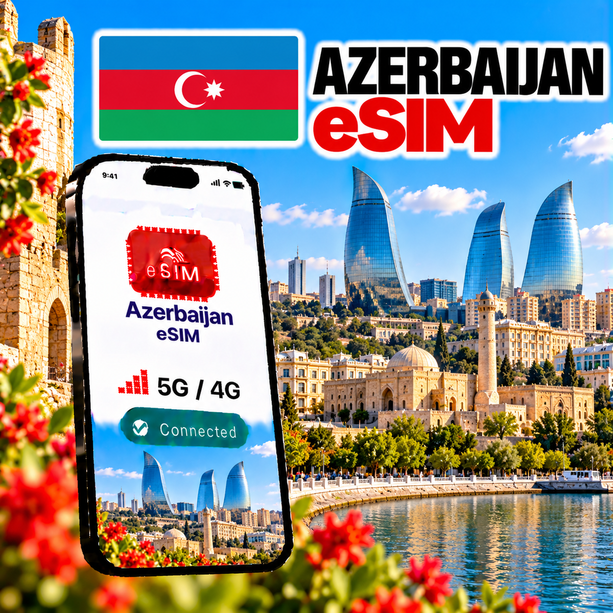 eSIM Azerbaïdjan
