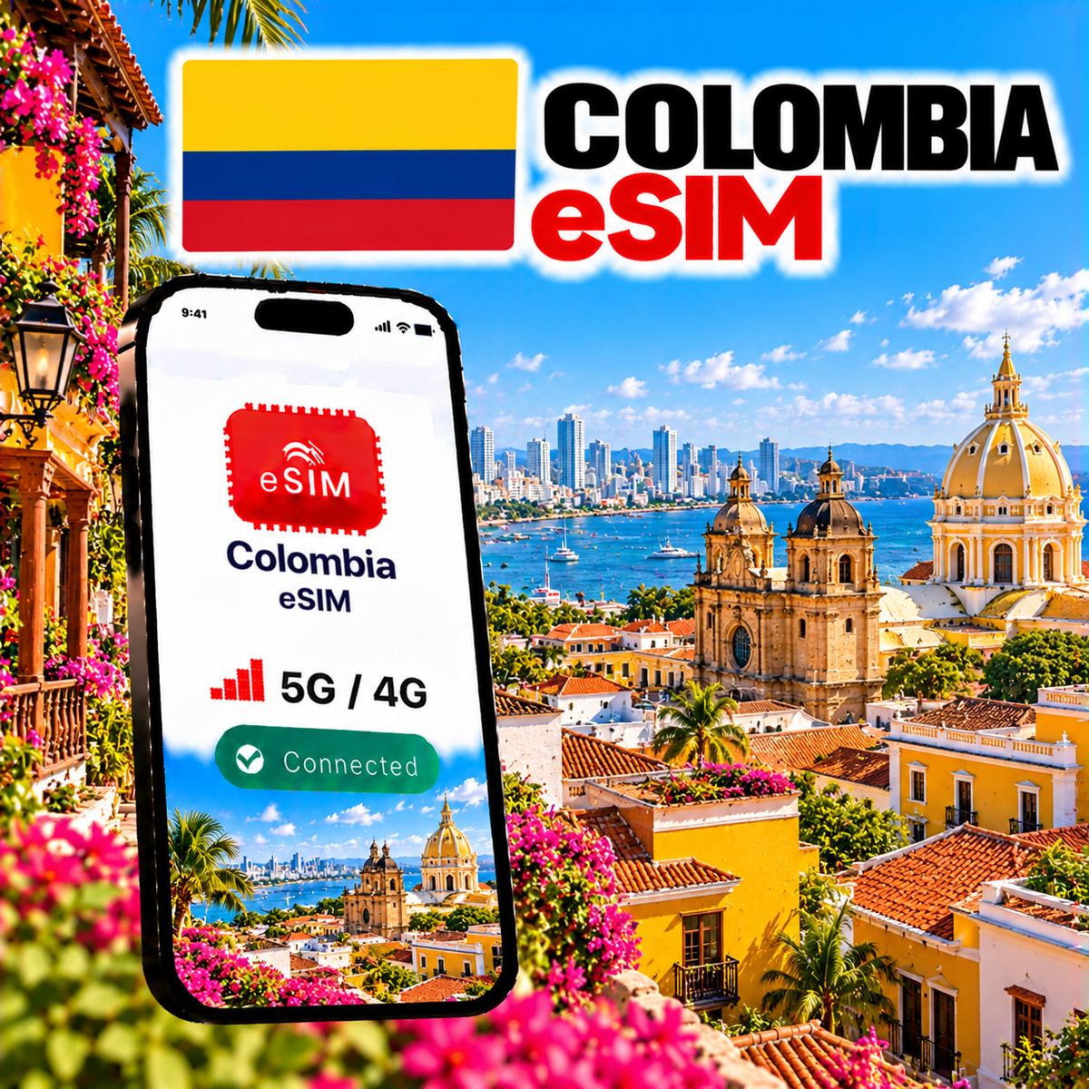 eSIM Colombie