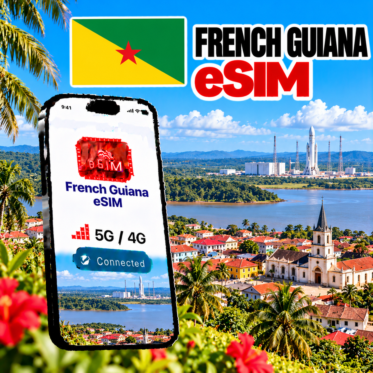 eSIM Guyane française