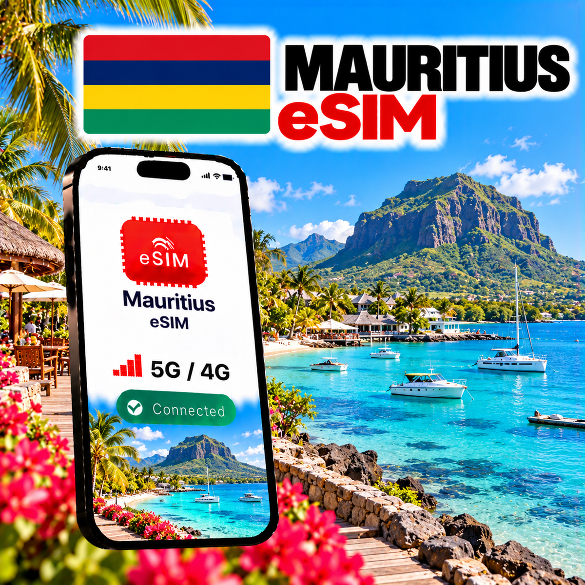eSIM Île Maurice