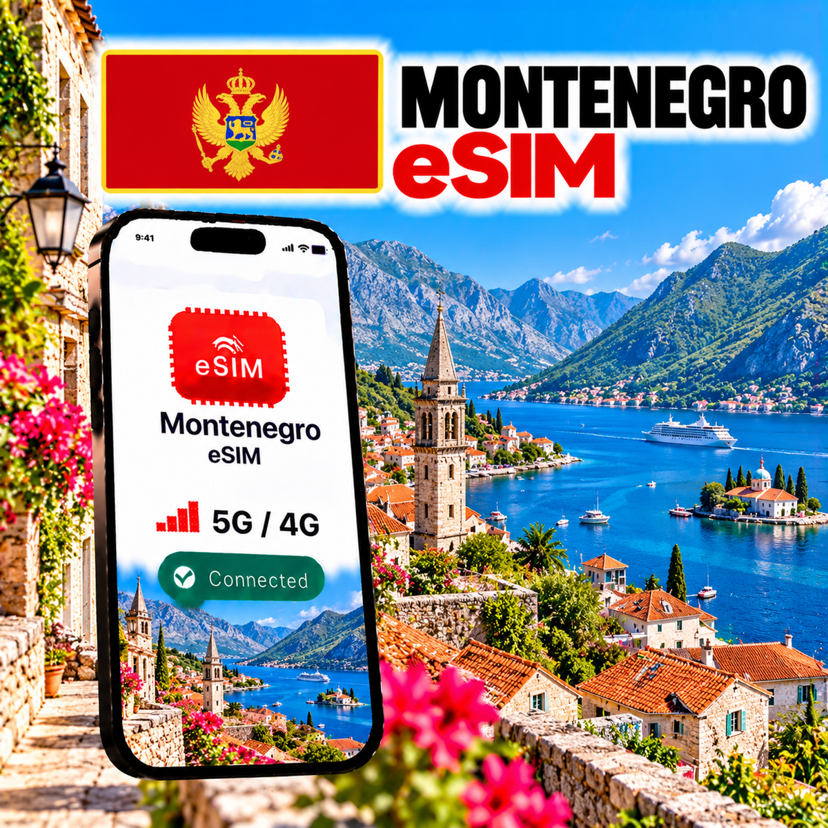 eSIM Monténégro
