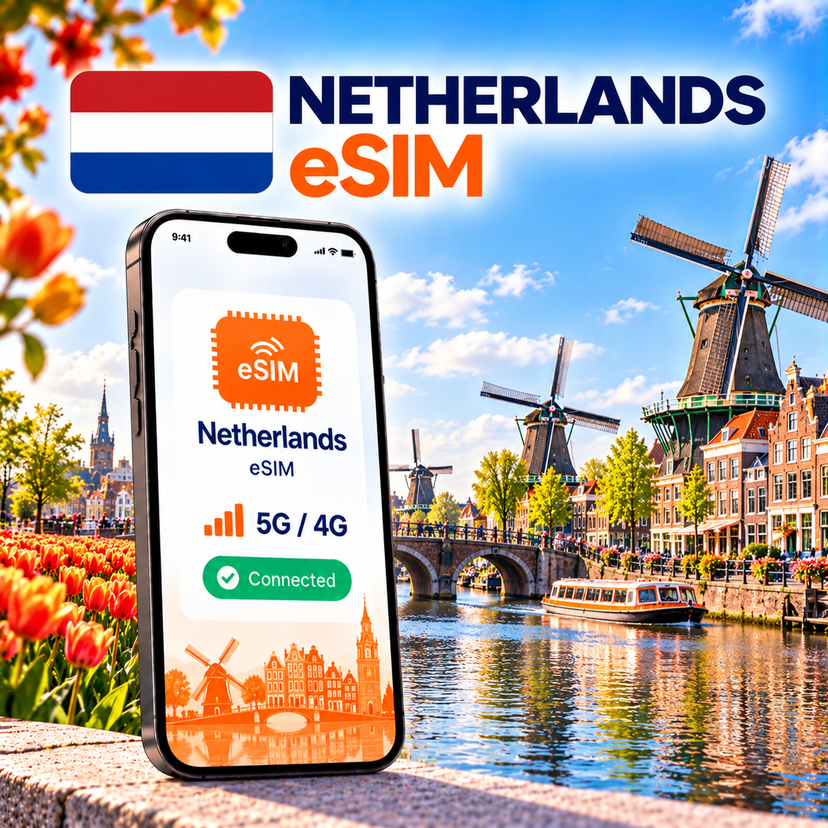 eSIM Pays-Bas