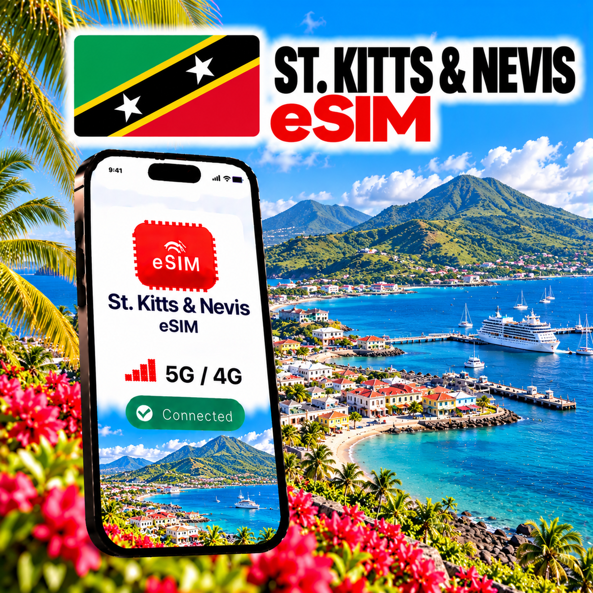 eSIM Saint-Christophe-et-Niévès