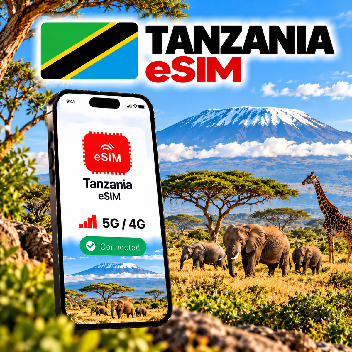 eSIM Tanzanie