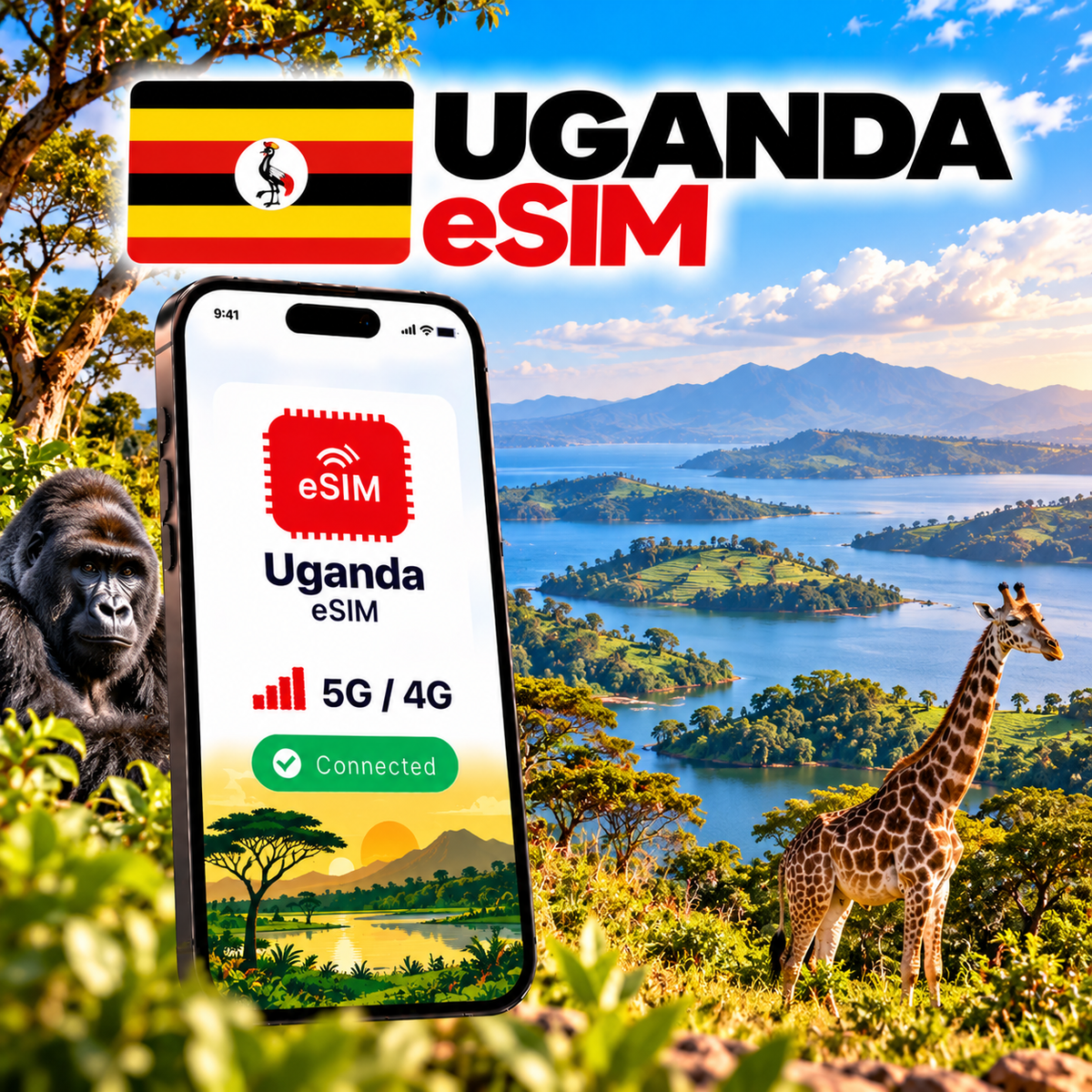eSIM Ouganda