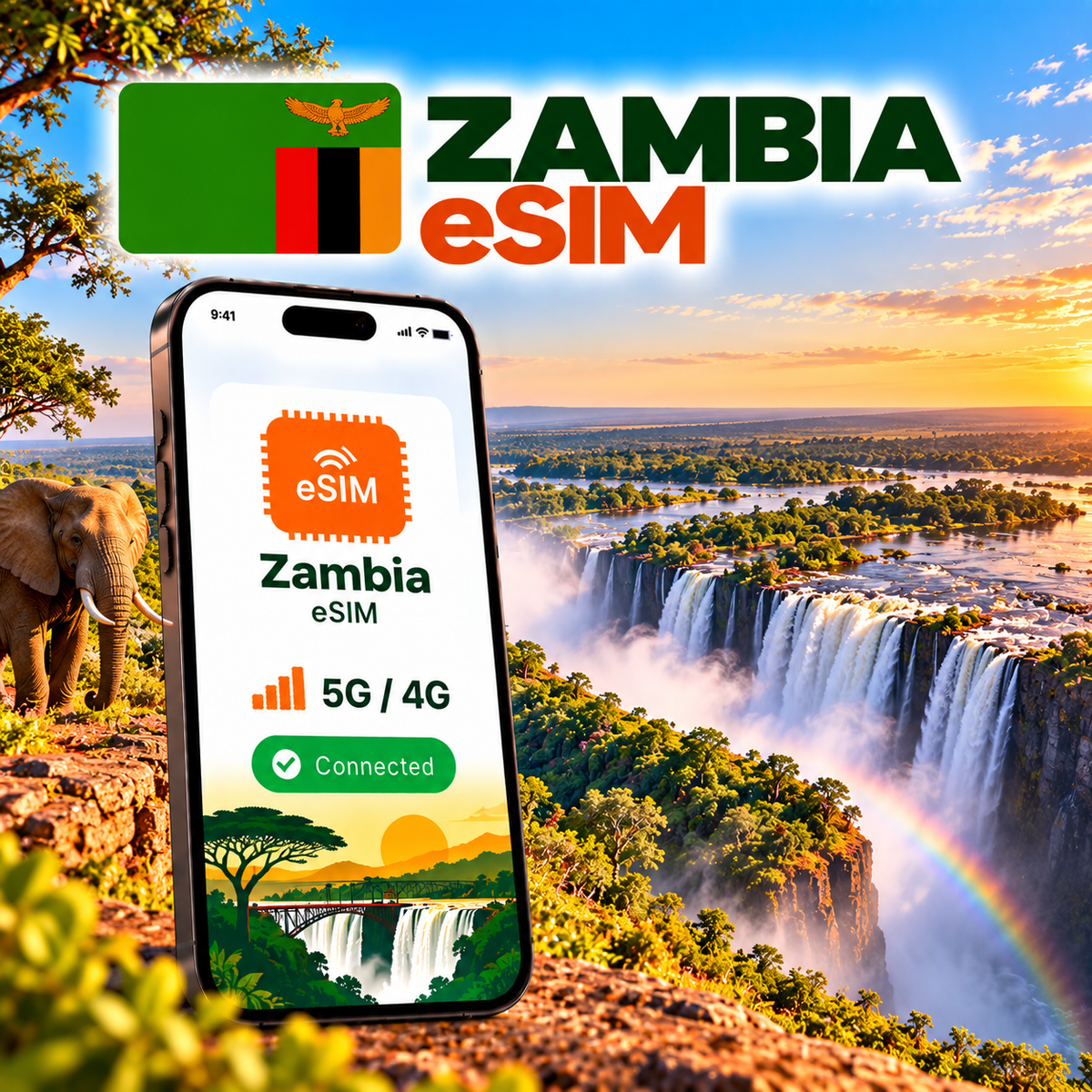 eSIM Zambie